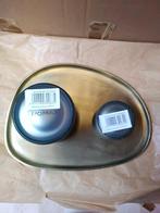 Theelichthouders Pomax, Huis en Inrichting, Woonaccessoires | Kandelaars en Kaarsen, Ophalen, Overige materialen, Bruin, Zo goed als nieuw