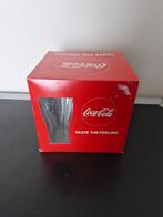 4 Coca cola glazen in box, Verzamelen, Ophalen of Verzenden