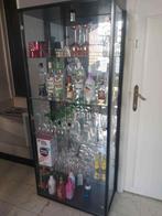 Vitrine kast in glas, Huis en Inrichting, Kasten | Vitrinekasten, Ophalen, Gebruikt, Glas