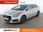 Hyundai i40 1.7 CRDi Premium Blue (bj 2016, automaat), Auto's, Hyundai, 1685 cc, Leder, 5 deurs, Zilver of Grijs