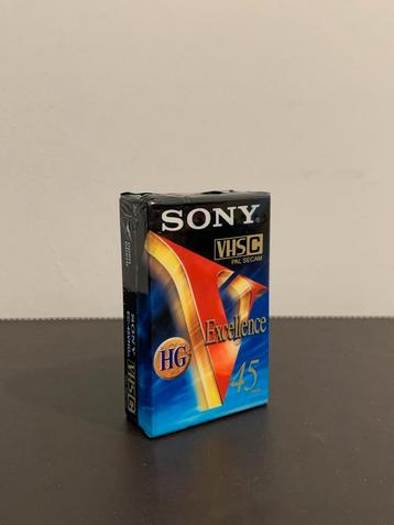 NEUF > Cassette Vierge Enregistrable SONY EC-45VHGG, Enlèvement ou Envoi, VHS-C ou SVHS-C, Cassette (vidéo)