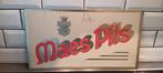 oud bordje MAES PILS  waarloos alken maes, Verzamelen, Biermerken, Ophalen of Verzenden, Gebruikt, Reclamebord, Plaat of Schild