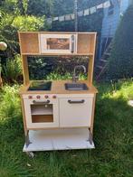 Houten Speelkeuken op wieltjes, Ophalen, Gebruikt, Hout, Speelkeuken