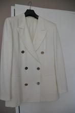 Vintage Tailleur Daniel Hechter, Maat 38/40 (M), Kostuum of Pak, Wit, Ophalen of Verzenden