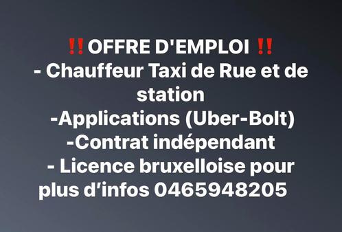 ‼️OFFRE D'EMPLOI ‼️ - Chauffeur Taxi(Uber-Bolt), Offres d'emploi, Emplois | Emplois Autre, Autres formes