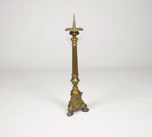 grote bronzen kandelaar, Antiek en Kunst, Antiek | Brons en Koper, Brons, Ophalen of Verzenden