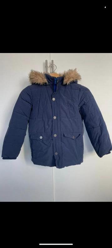 Blauwe winterjas van Okaïdi beschikbaar voor biedingen