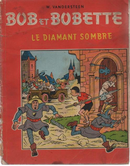 BOB et BOBETTE - Le diamant sombre ( bichromie ) vers 1960, Boeken, Stripverhalen, Gelezen, Eén stripboek, Verzenden