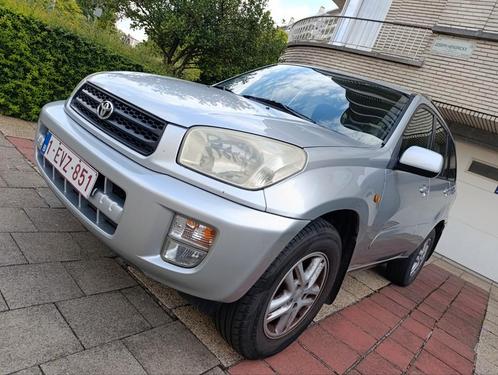 Toyota RAV4 1.8 Benzine 2002.. 5-deurs airconditioning ctok, Auto's, Toyota, Bedrijf, Rav4, Benzine, 5 deurs, Handgeschakeld, Zilver of Grijs
