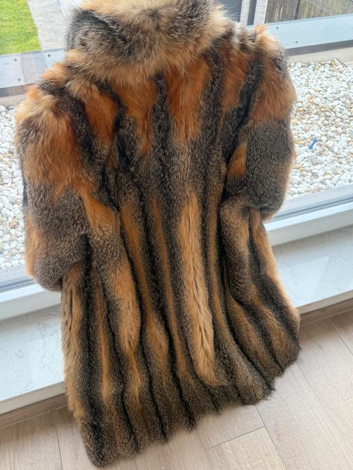 Vintage bontjas, Kleding | Dames, Jassen | Winter, Zo goed als nieuw, Maat 38/40 (M), Ophalen