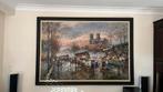 Zeer groot olieverfschilderij Parijs – Notre-Dame, Ophalen