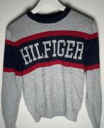 Ronde nek sweater trui Tommy Hilfiger grijs rood blauw XS, Comme neuf, Tommy hilfiger, Taille 46 (S) ou plus petite, Envoi