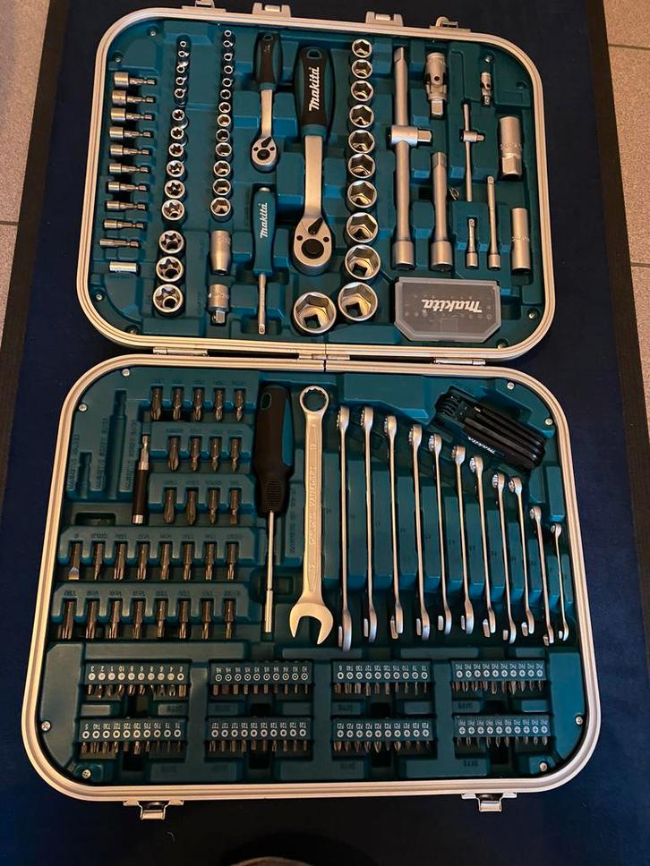 Makita Gereedschapset in koffer, Doe-het-zelf en Bouw, Gereedschapskisten, Zo goed als nieuw, Ophalen