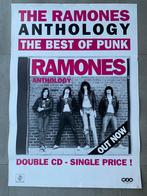 Poster Ramones Anthology double album, Comme neuf, Enlèvement ou Envoi