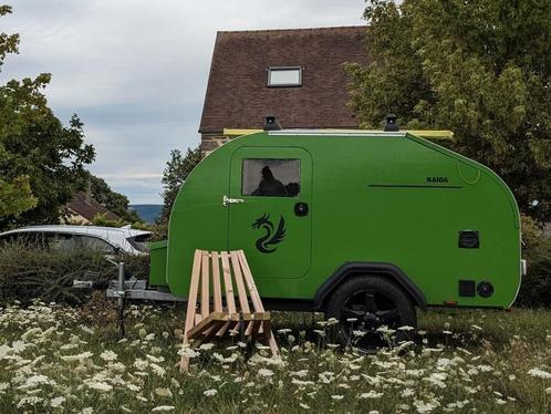 Teardrop Caravan - Mini caravan, Caravans en Kamperen, Caravans, Particulier, tot en met 2, tot 500 kg, tot 4 meter, Disselslot
