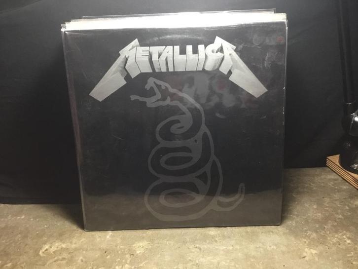 Vinyl lp metallica metallica, Cd's en Dvd's, Vinyl | Hardrock en Metal, Zo goed als nieuw, Ophalen of Verzenden