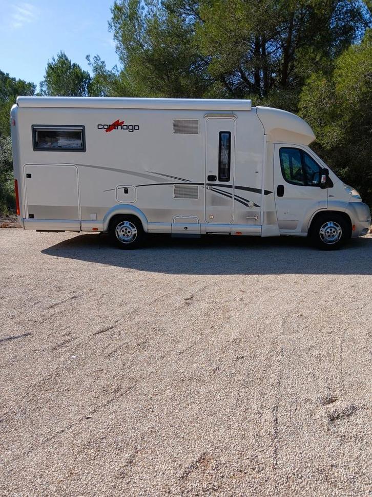 Carthago Chic - C line 4.8, Caravans en Kamperen, Mobilhomes, Particulier, tot en met 2, Half-integraal, Carthago, Fiat, Diesel