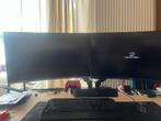 2x samsung curved monitor + steun, Computers en Software, Monitoren, Gebruikt, Ultra HD (4K), DisplayPort, Samsung
