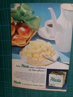 Planta margarine - publicité papier - 1961, Collections, Marques & Objets publicitaires, Autres types, Utilisé, Enlèvement ou Envoi