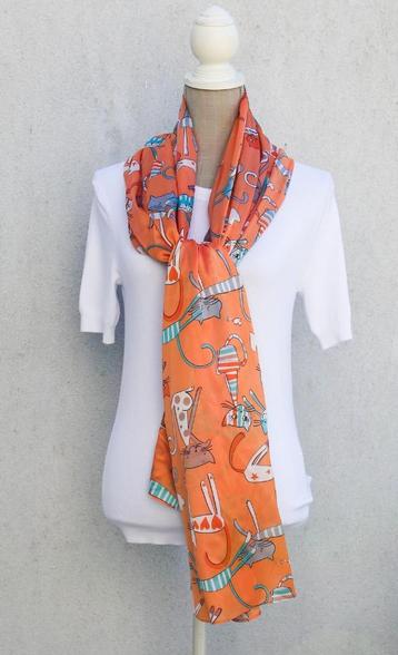 Joli foulard "chats" neuf, Enlèvement ou Envoi, Neuf