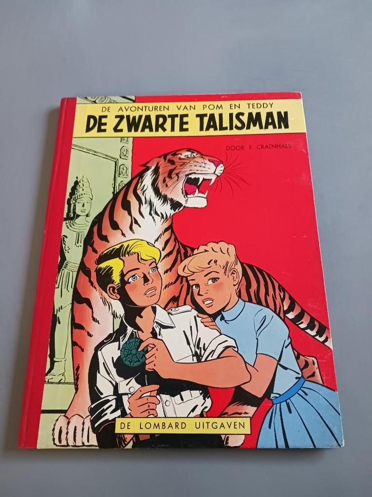 Pom & Teddy, Zwarte Talisman, HC 1st druk, heel goede staat, Boeken, Stripverhalen, Ophalen of Verzenden