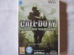 Le plaisir de jouer avec Wii CALL of DUTY, Modern Warfare, Comme neuf, Combat, Un ordinateur, Enlèvement ou Envoi