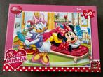 Puzzel Minnie Mouse - 100st, Comme neuf, Plus de 50 pièces, 4 à 6 ans, Enlèvement