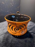 Vintage hangpot in geglazuurd terracotta, Enlèvement ou Envoi