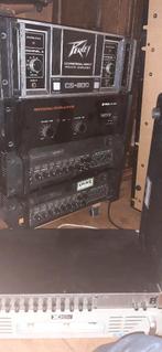 diverse eindversterkers, basversterkers en een mixer, Audio, Tv en Foto, Versterkers en Ontvangers, 120 watt of meer, Ophalen