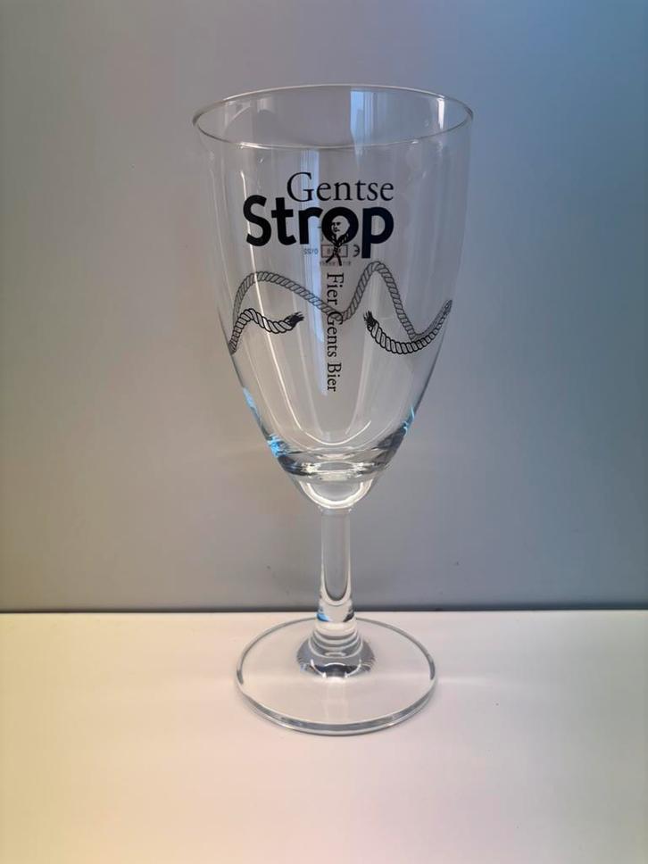 Gentse Strop bierglazen – set van 6 – nieuw, Verzamelen, Glas en Drinkglazen, Nieuw, Bierglas, Ophalen of Verzenden