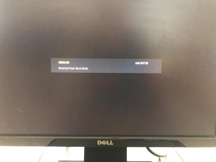 Dell compact TFT 17" scherm, Computers en Software, Monitoren, Gebruikt, 60 Hz of minder, VGA, In hoogte verstelbaar, Kantelbaar