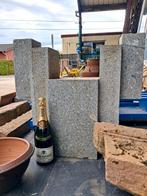 Decoratief massief granieten blok, Tuin en Terras, Ophalen, Gebruikt, Graniet, .