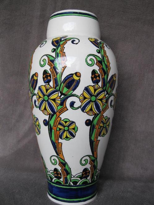 Zeldzame Boch Keramis Charles Catteau D1081 ('1927)., Antiek en Kunst, Antiek | Vazen, Ophalen