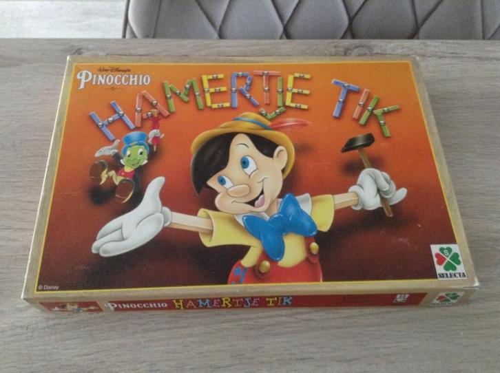 Walt Disney Pinocchio hamertje tik, Kinderen en Baby's, Speelgoed | Educatief en Creatief, Zo goed als nieuw, Knutselen, Bouwen