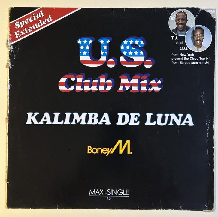 Kalimba De Luna - Special Extended U.S. Club Mix, Cd's en Dvd's, Vinyl | Pop, Gebruikt, 1980 tot 2000, 12 inch, Ophalen of Verzenden