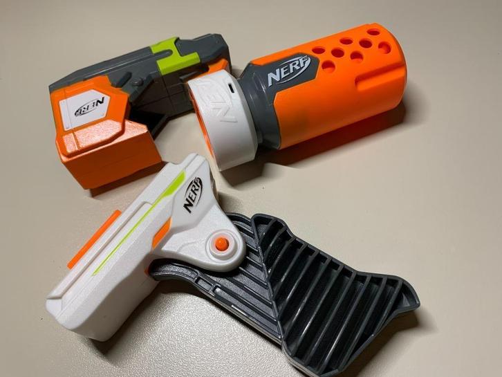 AFPRIJZING! NERF Modulus Secret Agent/Stealth Ops Kit, Kinderen en Baby's, Speelgoed | Buiten | Actiespeelgoed, Gebruikt, Ophalen of Verzenden