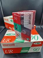 Lot van 30 cassette bandjes Maxell UR 90, CD & DVD, Neuf, dans son emballage, Enlèvement ou Envoi