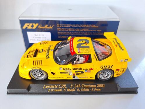 Fly Corvette C5R #2 1º 24H Daytona 2001 J.O 'Connell A123, Kinderen en Baby's, Speelgoed | Racebanen, Nieuw, Racebaan, Elektrisch