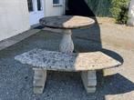 Tuin ornament bank en tafel antiek, Ophalen