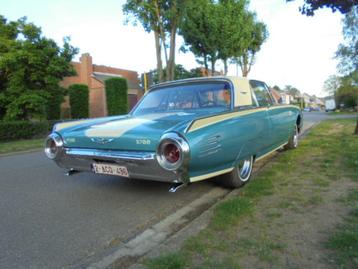 auto ford thunderbird 1961 coupe,motor V8 5.700-prachtig-, Autos, Oldtimers & Ancêtres, Cuir, Achat, Entreprise, Carnet d'entretien
