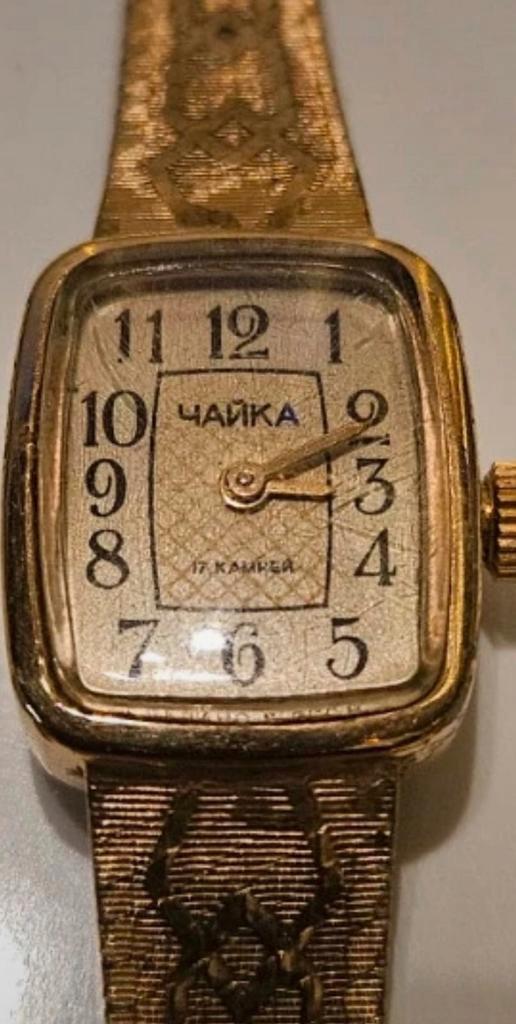 Gouden Hanka Dames Horloge, Handtassen en Accessoires, Horloges | Antiek, Ophalen of Verzenden