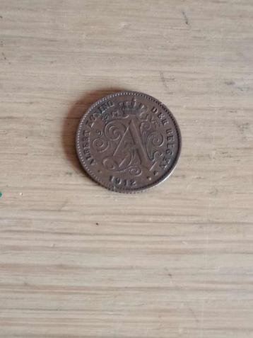 BELGIË 1 Cent 1912 Nederlandse tekst - Albert I beschikbaar voor biedingen