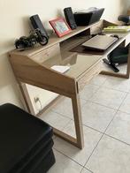 Massief Eiken bureau, Huis en Inrichting, Bureaus, Ophalen of Verzenden, Bureau