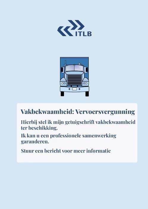 Vervoersvergunning-vakbekwaamheid (internationaal) transport, Vacatures, Vacatures | Logistiek, Inkoop en Transport