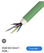 xgb cable 5g1.5 groene kabel, Ophalen, Zo goed als nieuw