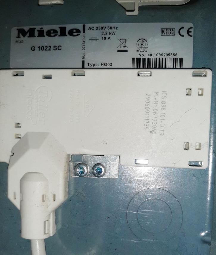 Lave vaisselle Miele G1022 SC, Electroménager, Lave-vaisselle, Enlèvement