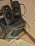 Speakers pc logitec, Computers en Software, Pc speakers, Ophalen of Verzenden, Zo goed als nieuw, Audiokanaal 2.1, Logitech