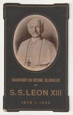 Kartonnen foto  Souvenir Règne Glorieux Léon XIII  (Paus), Verzenden, Gebruikt, Overige onderwerpen, Foto
