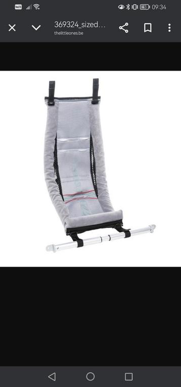 Thule infant sling + telescopische bar, Enlèvement, Utilisé