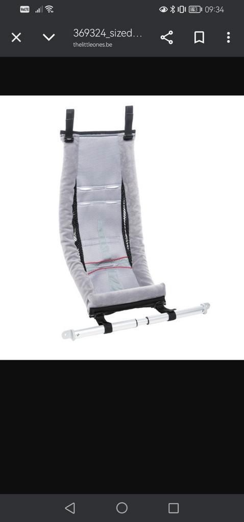 Thule infant sling + telescopische bar, Kinderen en Baby's, Overige Kinderen en Baby's, Gebruikt, Ophalen